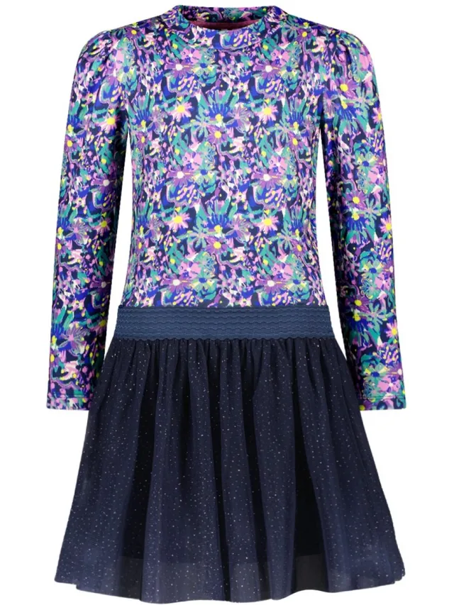B.Nosy Y508-5804 Meisjes Jurk mysterious ao