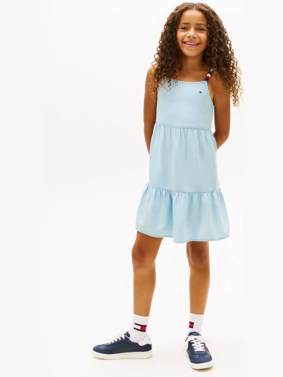 Tommy Hilfiger zomerjurk lichtblauw