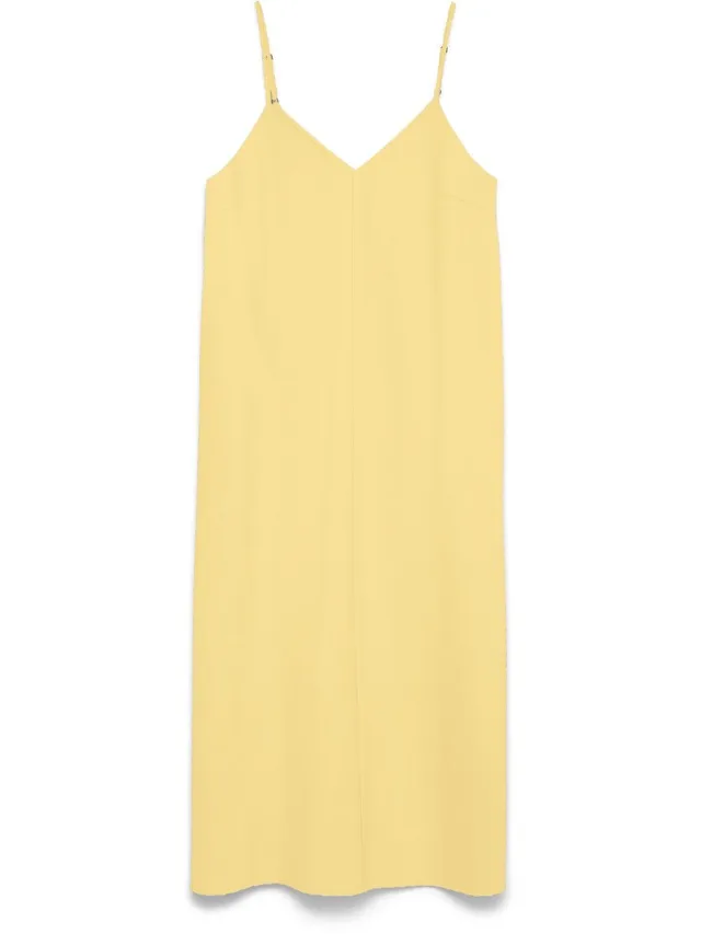 Vero Moda VMSELMA 7/8 SINGLET DRESS NOOS - Dames - Maxi jurken pale banana