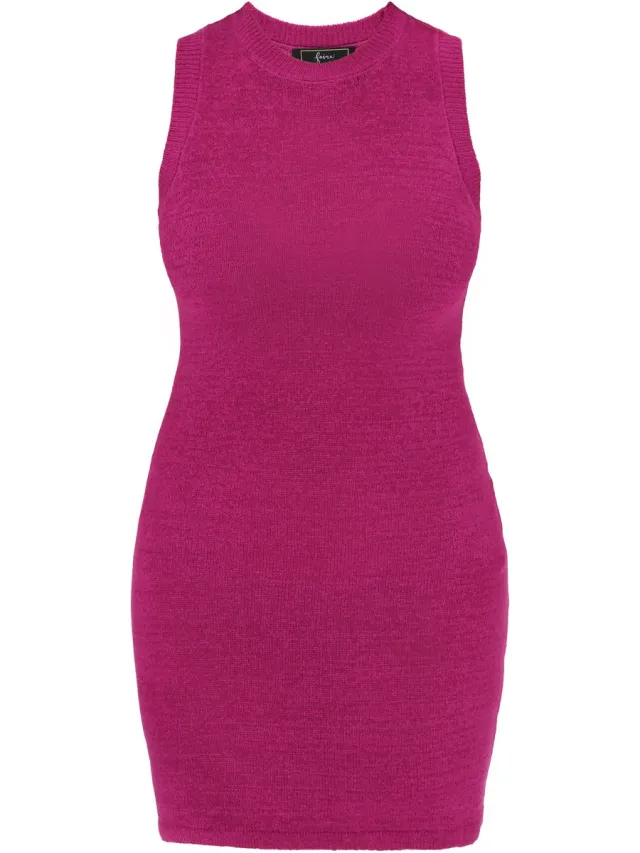 Faina jurk fuchsia