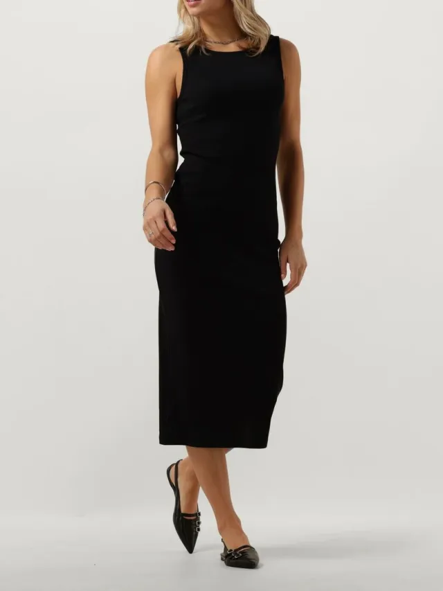 MSCH Copenhagen Mschdidina Rasmia Sl Dress Jurken Dames - Kleedje - Rok - Jurk - Zwart