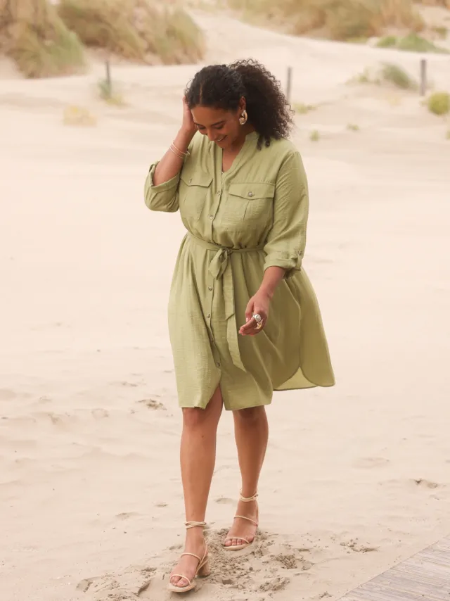 Yest Curve YCLieselotte One pieces - Botanic Green Groen