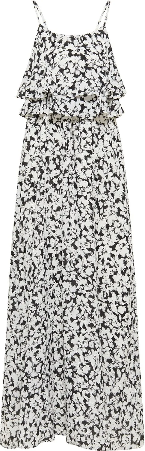 NAEMI Dress Schwarz Weiss