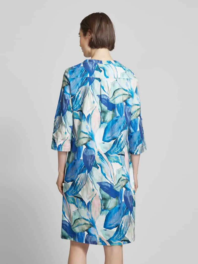 TONI Knielange tuniekjurk met verstelbare mouwlengte blauw, foto 4