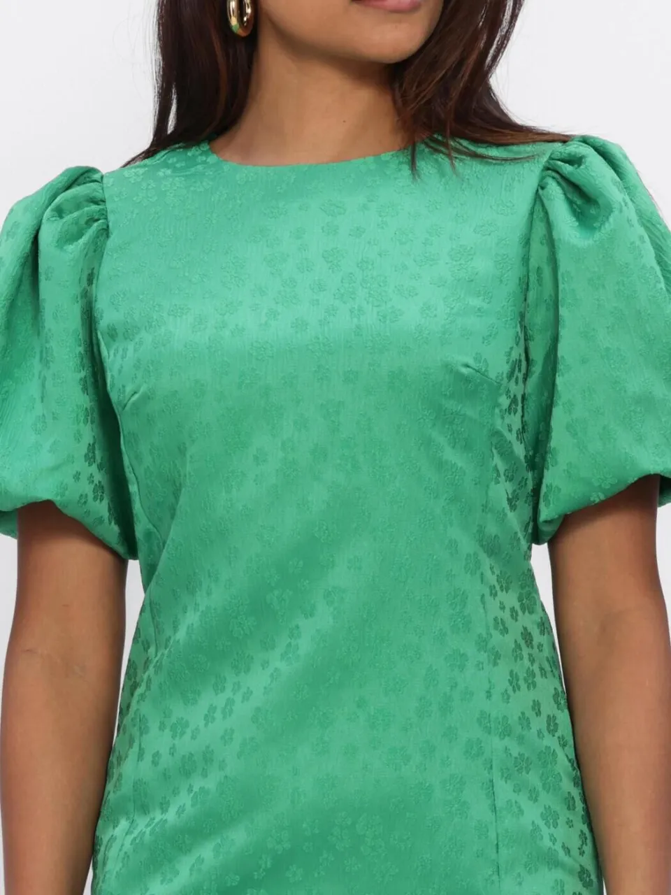 Y.A.S. YAS Dames Jurken Yassanne Ss Dress - Groen, foto 4