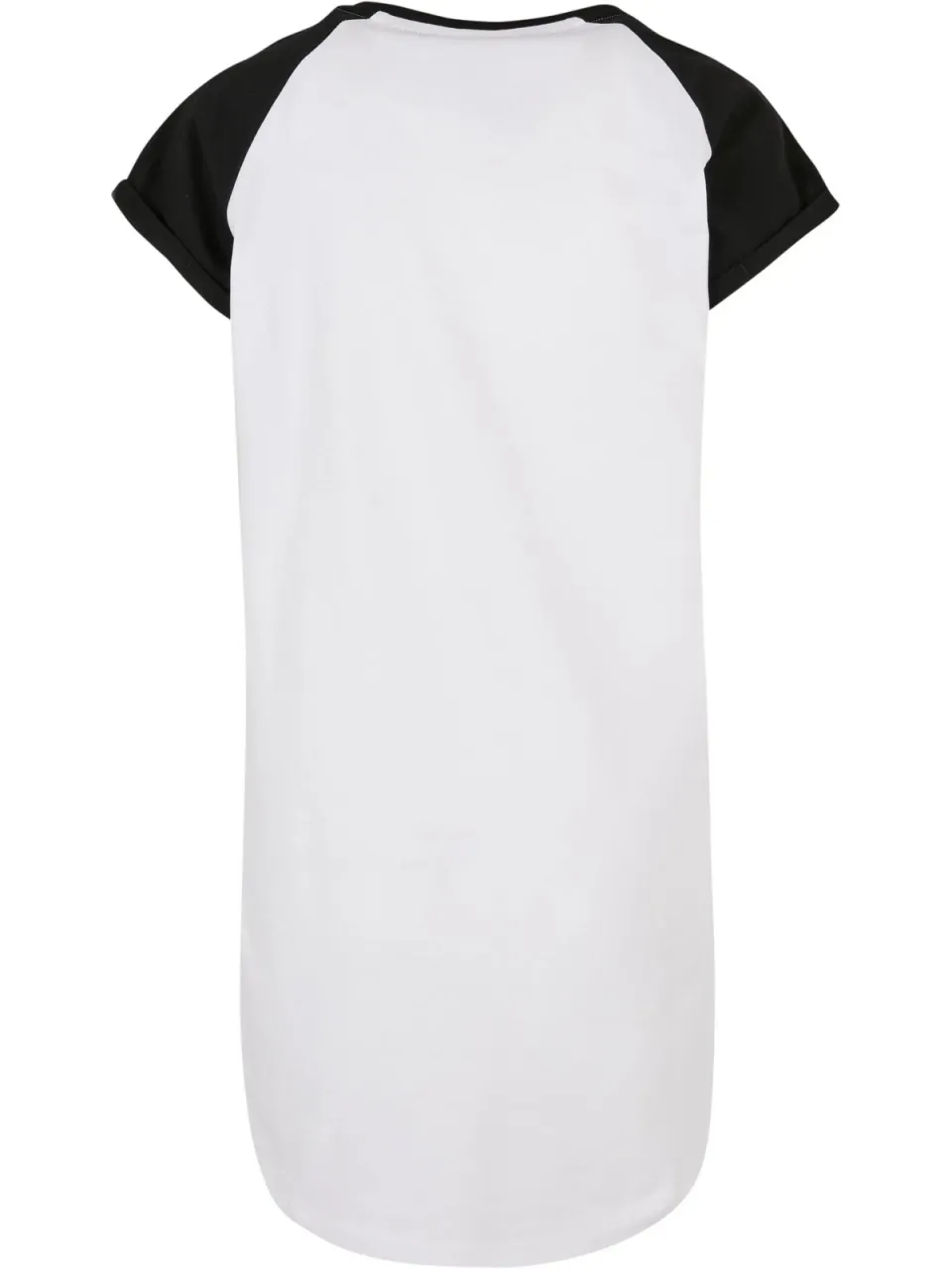 Urban Classics Dames/Dames Raglan T-shirt met contrastdetail (Wit/zwart), foto 2
