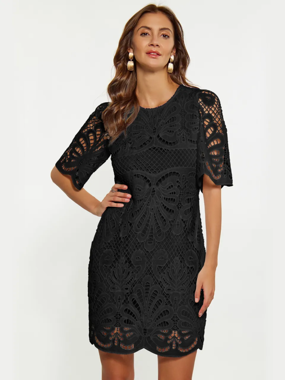 Faina Jurk Dames zwart
