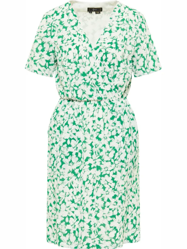 Faina jurk met bloemenpatroon tylin groen, foto 2