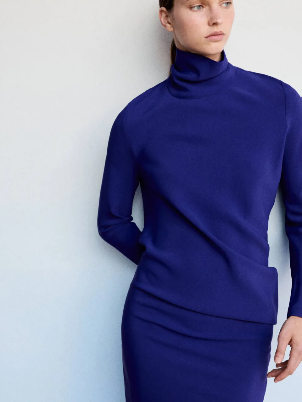 Mango midi jurk - blauw, foto 8
