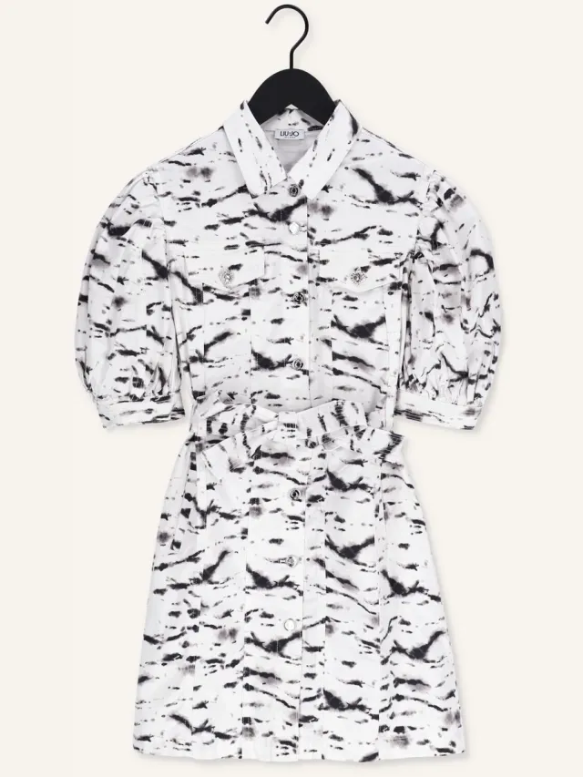 Liu Jo Abito Gabardina Dames - Jurk - Creme