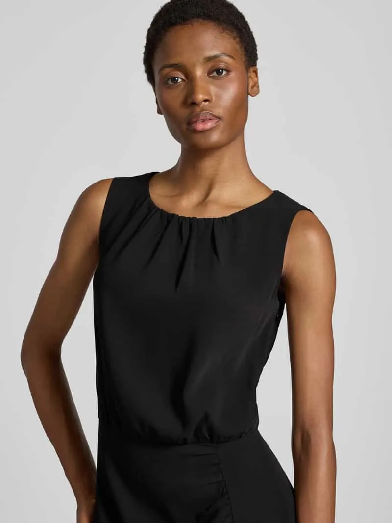 GUIDO MARIA KRETSCHMER WOMAN Midi-jurk met plooien model 'Zola' zwart, foto 3