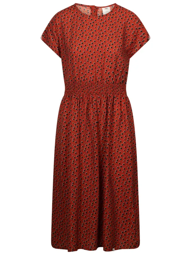 Trespass Dames/Dames Susanne Casual Midi Dress (Verbrande Sienna) Oranje