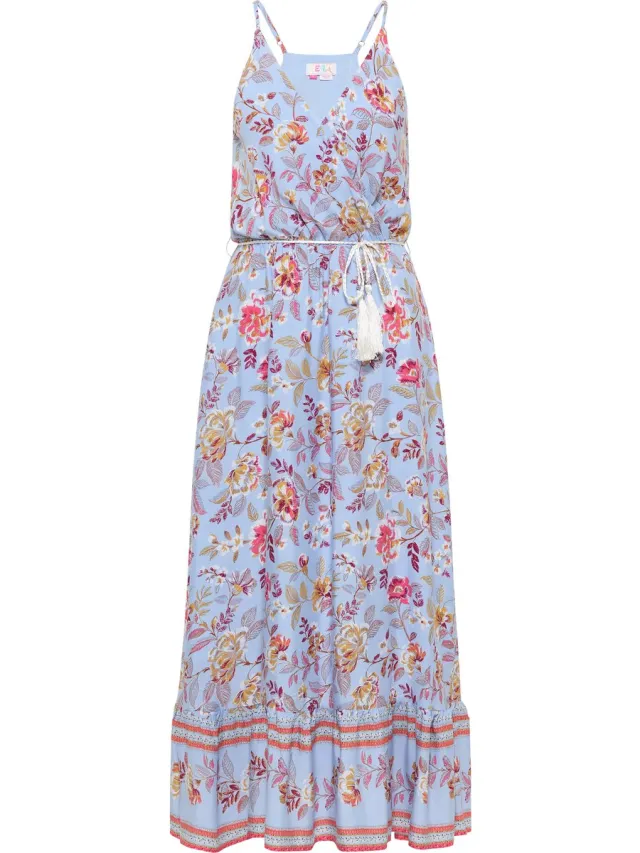 IZIA Maxi jurk lichtblauw