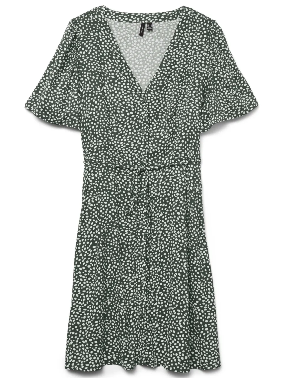 Vero Moda jurk VMALBA met stippen mintgroen/wit, foto 3