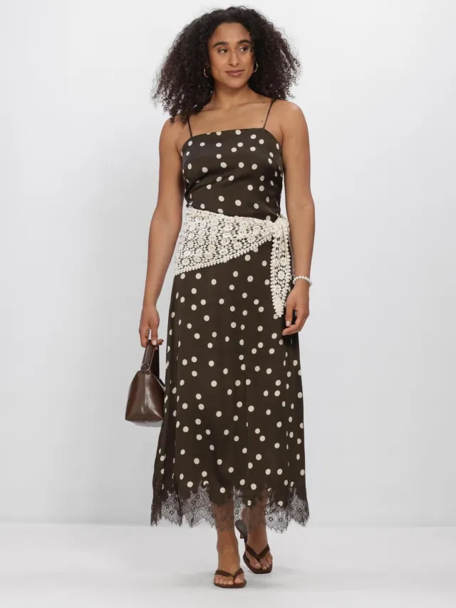 MSCH Copenhagen Dames Jurken Mschjionna Irida Strap Dress - Donkergroen