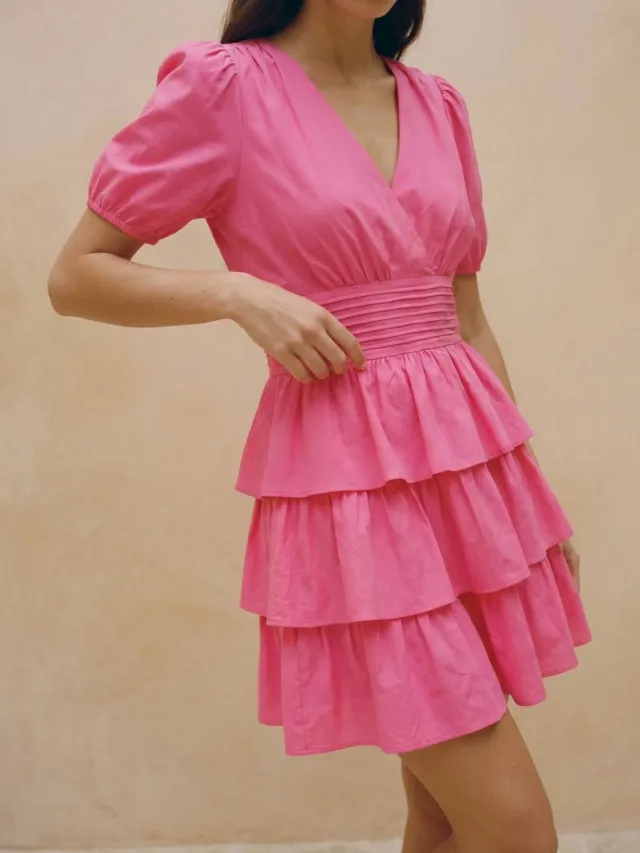 Vero Moda mini jurk - roze, foto 3