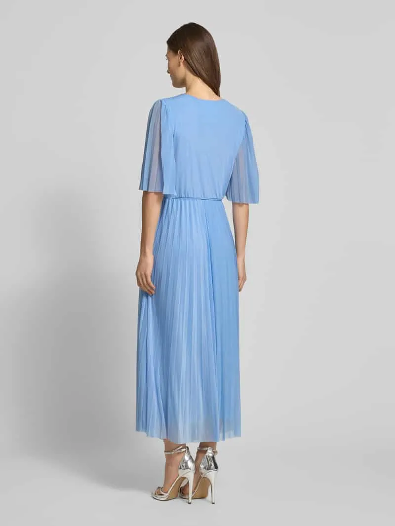 GUIDO MARIA KRETSCHMER WOMAN Maxi-jurk met V-hals Model 'Daphne' - GMK for Bridgerton lichtblauw, foto 3