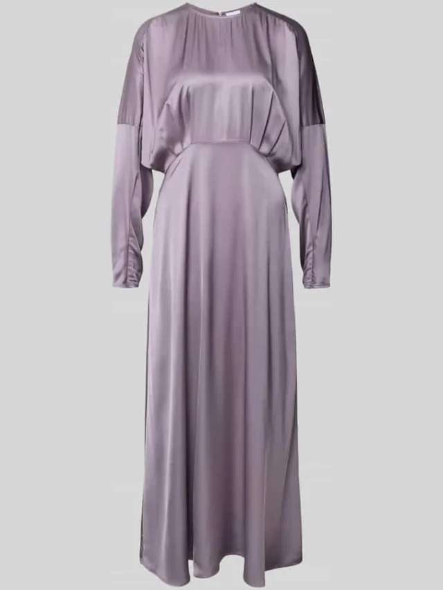 Jake*s Collection Maxi-jurk met extra brede schouders lavendel, foto 2