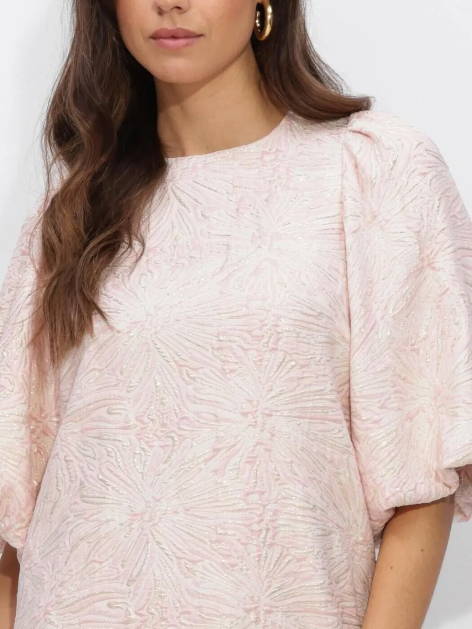 Notre-V Dames Jurken Nv-henderika Brocade Dress - Roze, foto 4