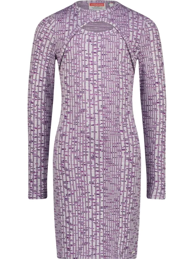 Vingino Parice Meisjes Jurk - Gloss Lilac