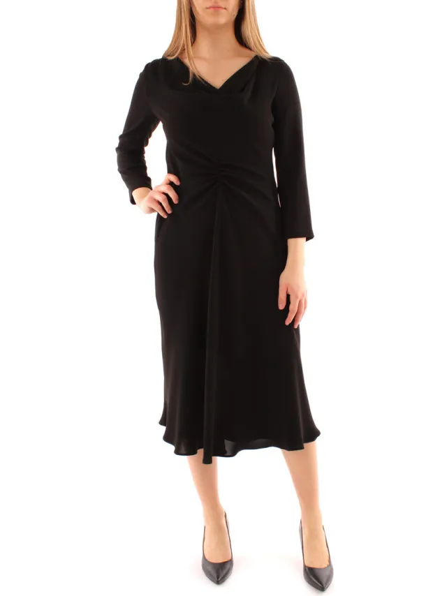 Maxmara Studio Lange Jurk Maxmara Studio AERE Zwart