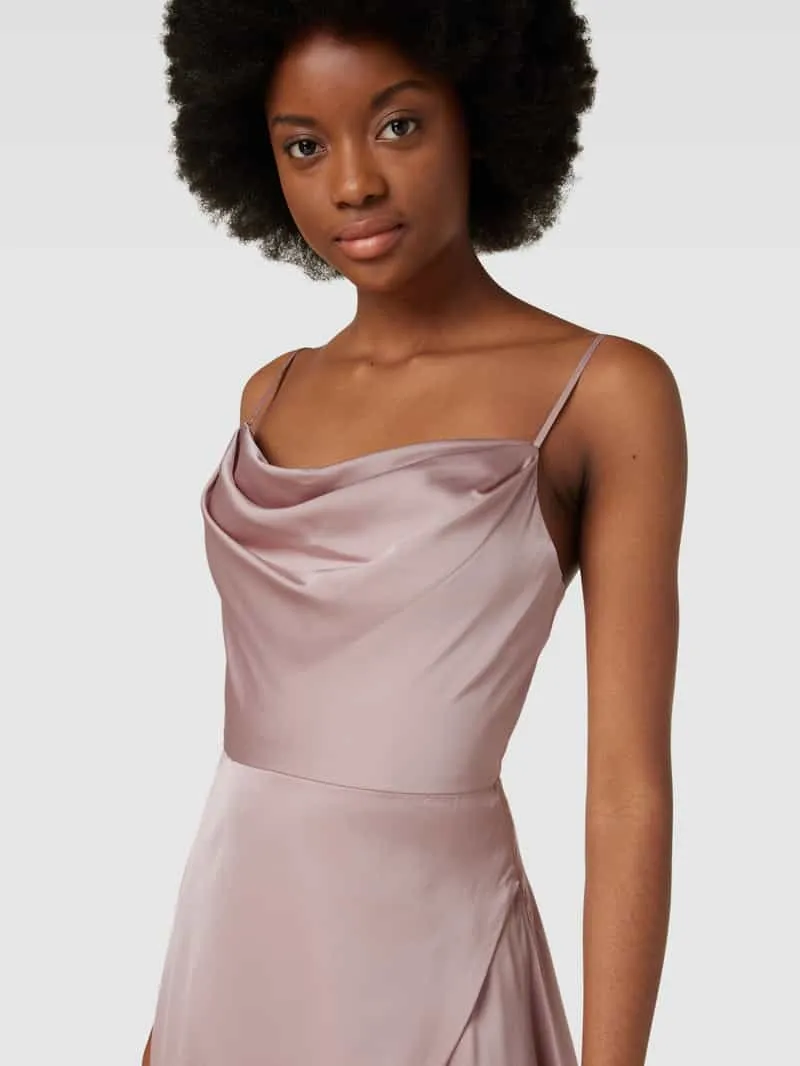 LUXUAR FASHION Avondjurk met loopsplit roze, foto 2