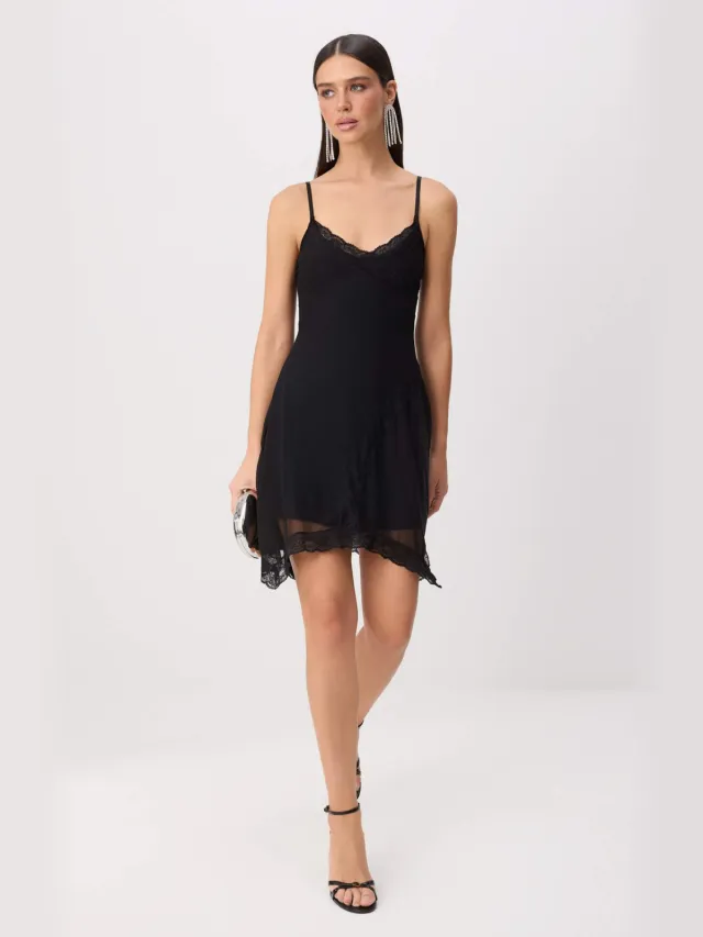 Trendyol TRENDYOLMİLLA Dames Zwart Effen Kort / Mini Mouwloos Skater Jurken
