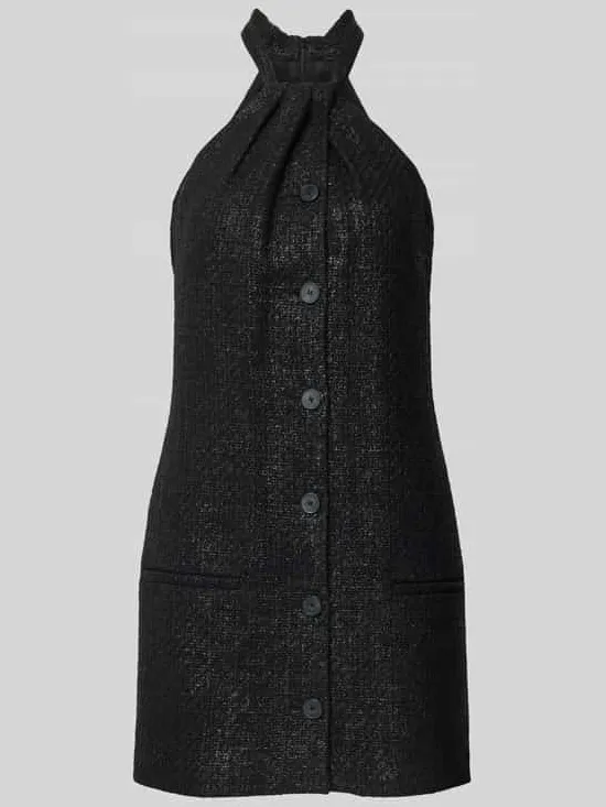 Iro Mini-jurk van Katoenmix zwart, foto 2