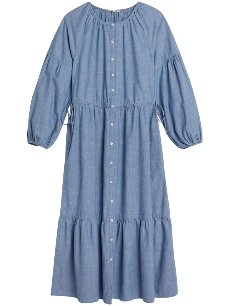 Levi's Levis Maxijurk voor dames met ronde hals en 3/4-mouwen van Jolene (Lichtblauw) blauw, foto 2