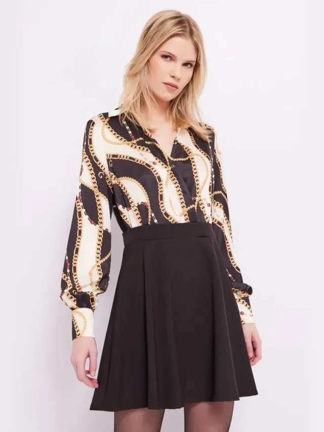 Gaudi Women's dress with layering effect - Maat : M-44