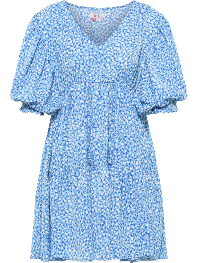 IZIA zomerjurk gaya blauw, foto 2