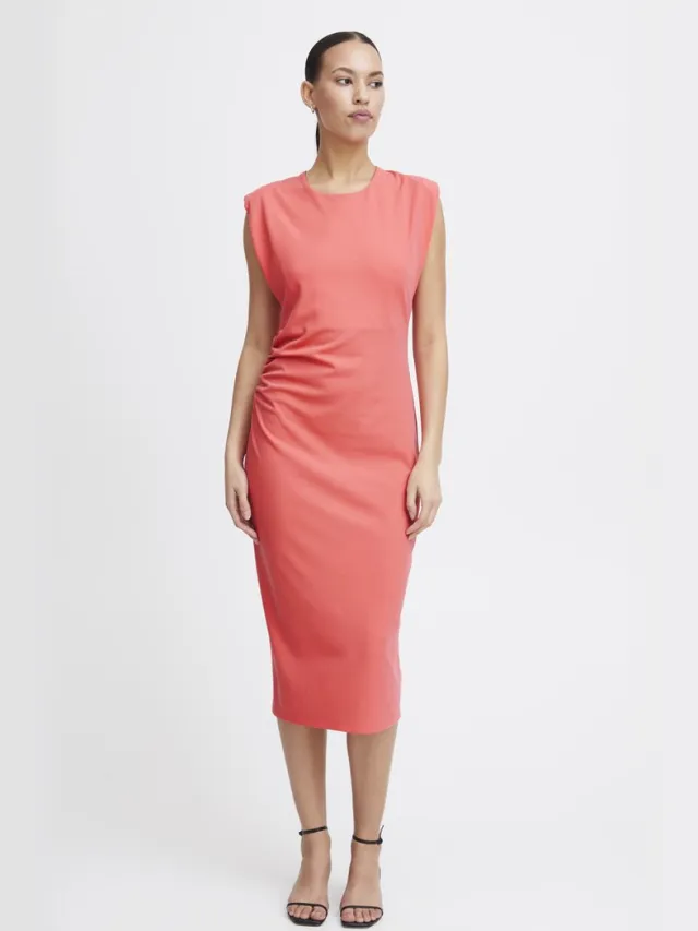 Ichi IHKATINE DR2 Dames Jurk Calypso Coral
