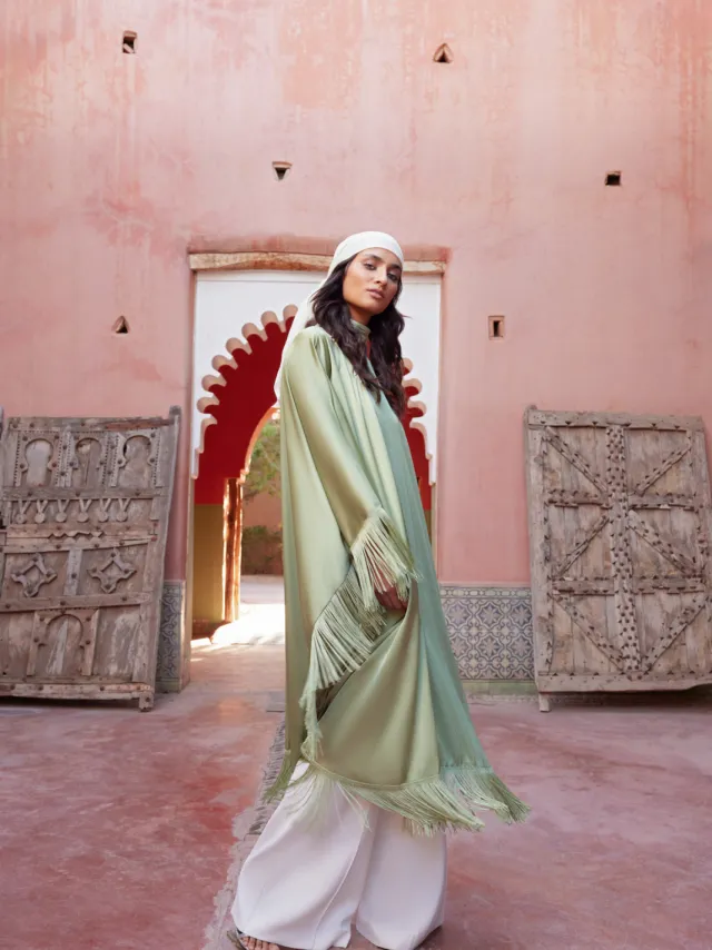 Trendyol Modest Dames Kaki Effen Maxi Lang Stijlvol/Avond Recht Modest Avond Jurken