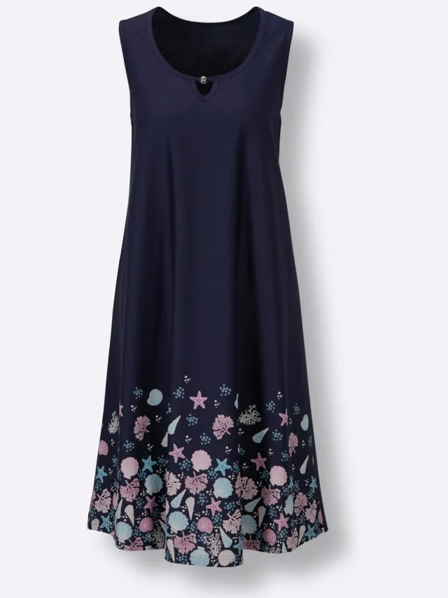 Zomerjurk marine/aqua, foto 2