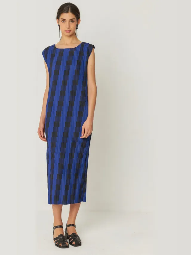 Skfk dames vegan Jurk Idurre Blauw Zwart