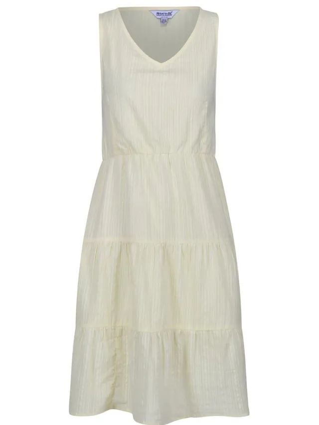 Regatta Dames/Dames Zariah Vertical Stripe Midi Dress (Zonlicht) Geel