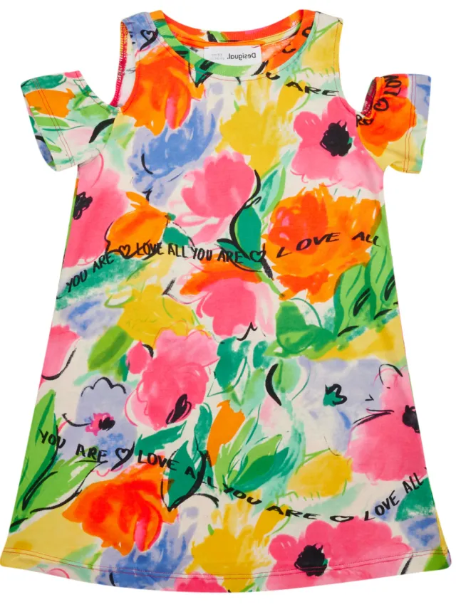 Desigual Korte Jurk Desigual VEST_CAMPO Multicolour