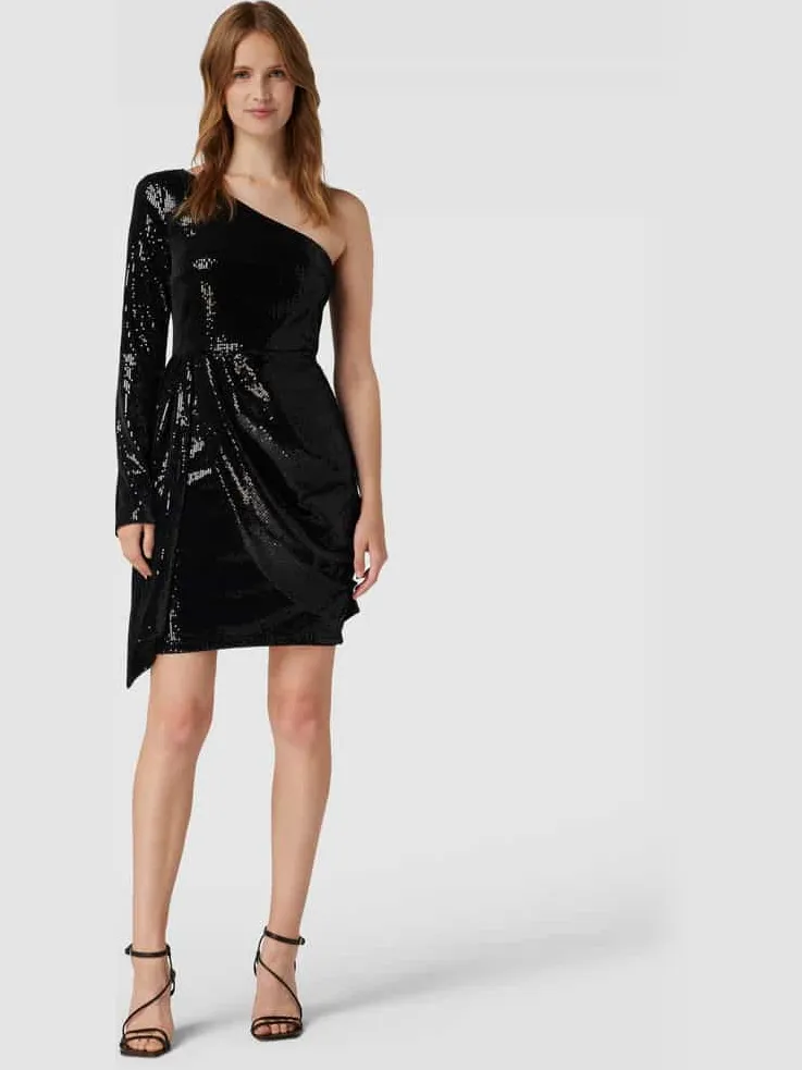 One shoulder-jurk in minilengte - NovaLanaLove x P&C* zwart, foto 3