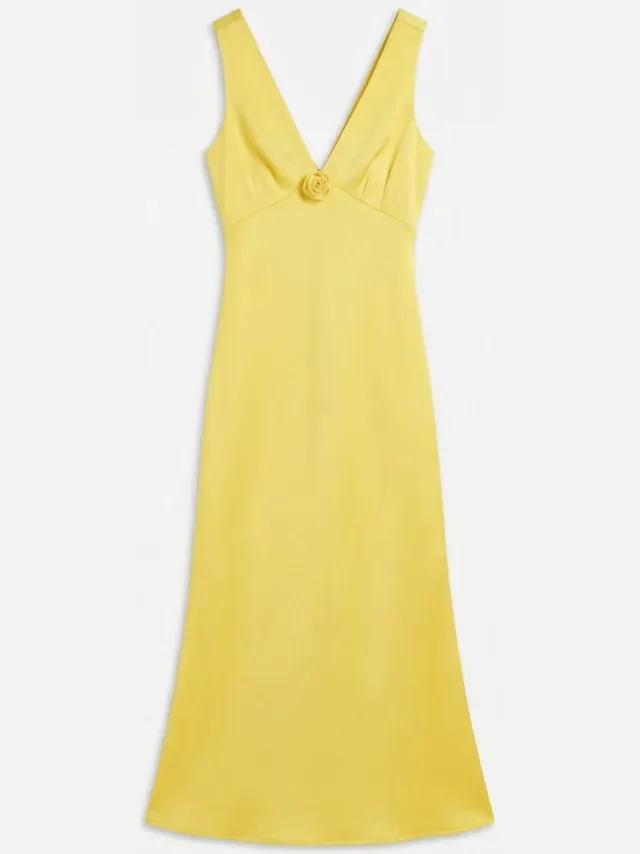 Vero Moda Feestjurk VMGIANNA Lange jurk Minion Yellow 1