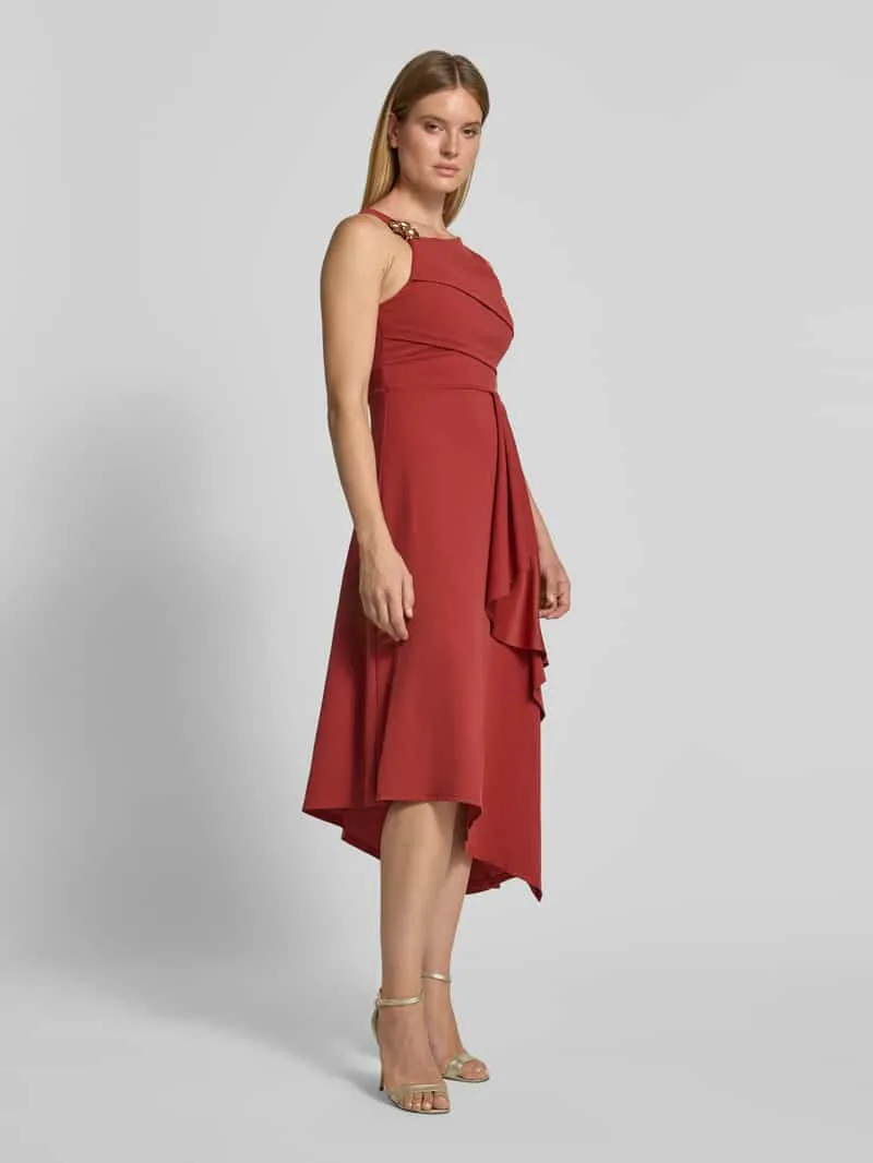 Lipsy Midi-jurk met sierdetail terracotta, foto 3