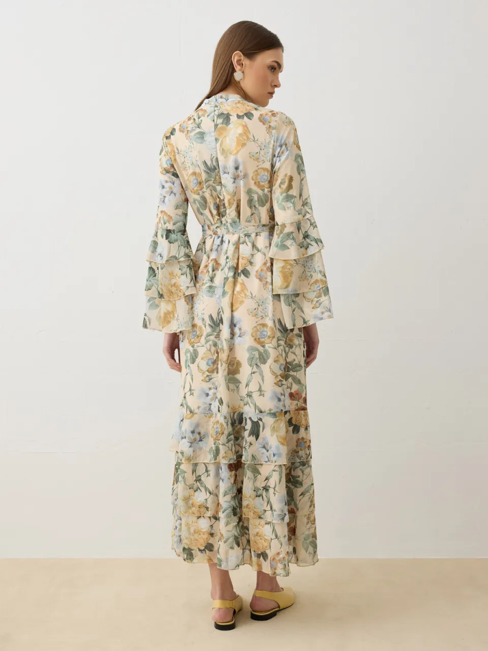 Modest Dress Refka geel, foto 2