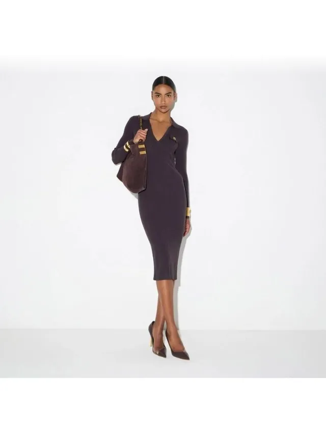 Elisabetta Franchi Jurk Elisabetta Franchi AM08B66E2-EV9 Bruin