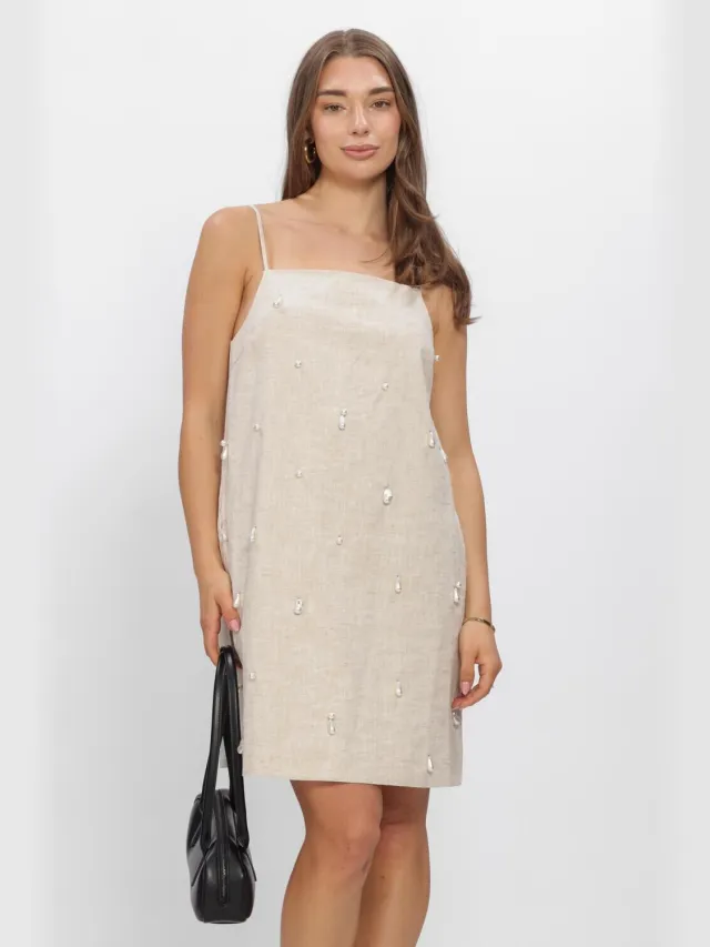 COPENHAGEN MUSE Dames Jurken Cmmelan-dress - Beige