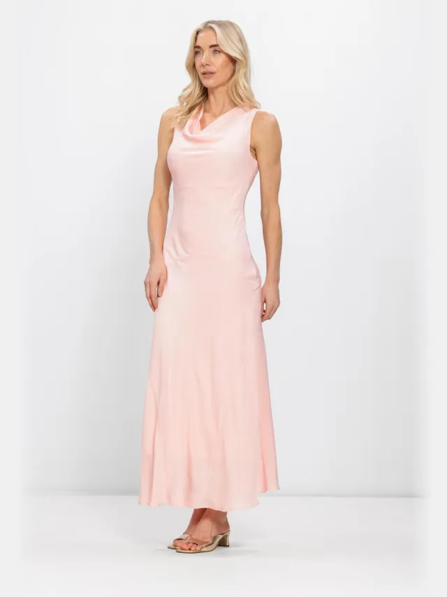Y.A.S. YAS Dames Jurken Yasseranade Sl Long Dress - Lichtroze