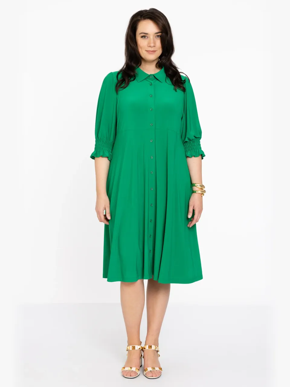Yoek DOLCE blousejurk groen, foto 2