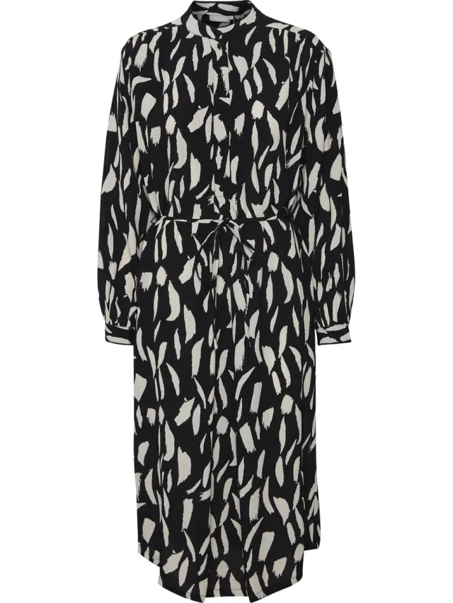 Fransa FRGETO DR 1 Dames Jurk Black mix