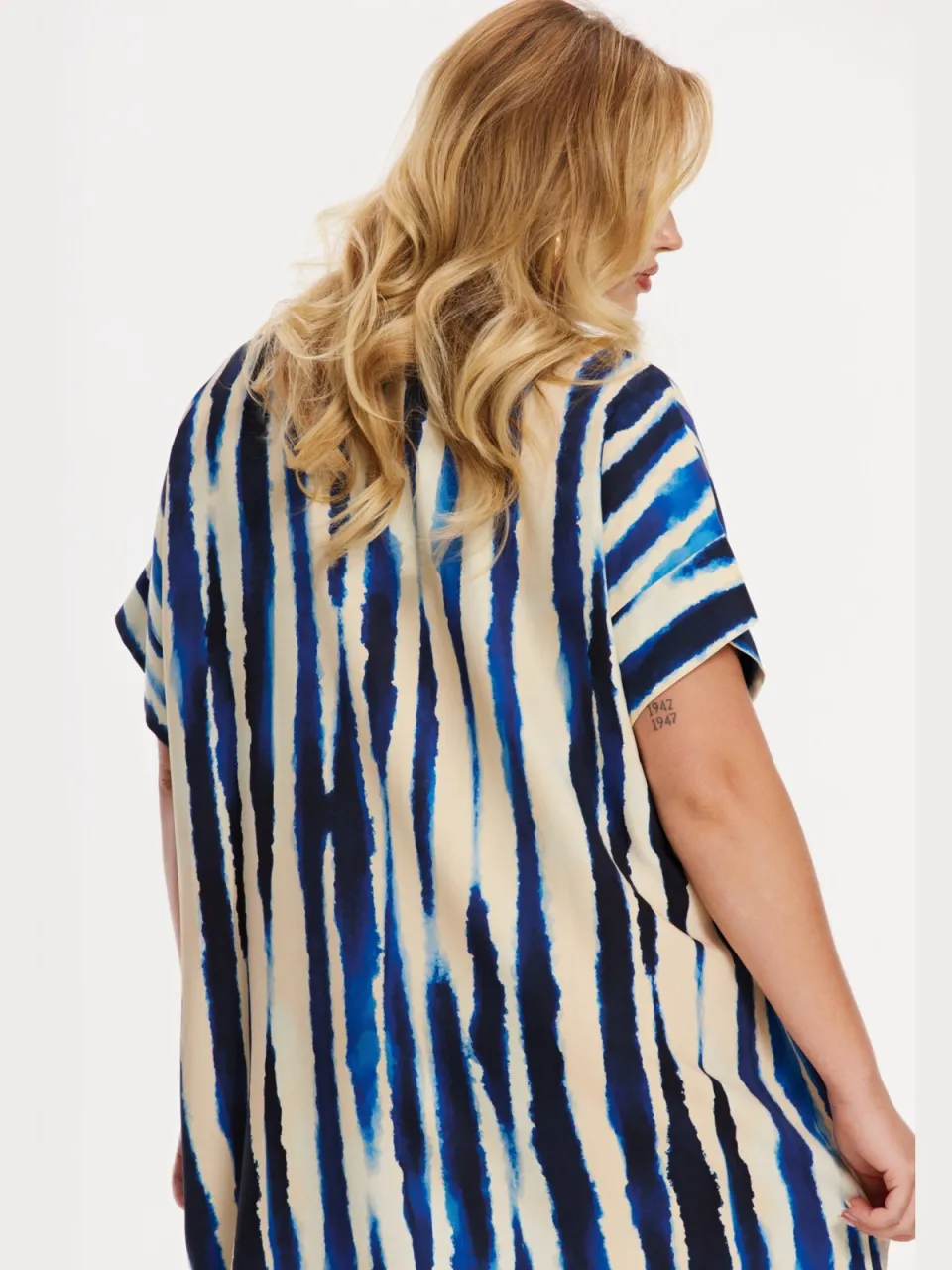 Yoek Kaftan RIPPLES | Blauw, foto 5