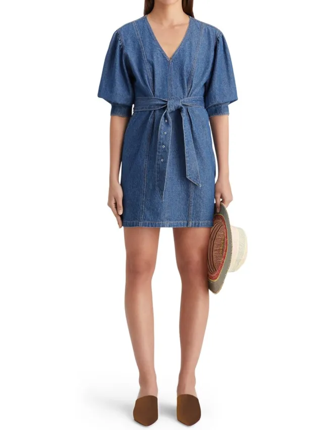 Scotch & Soda Dames - Jurken Washed Indigo