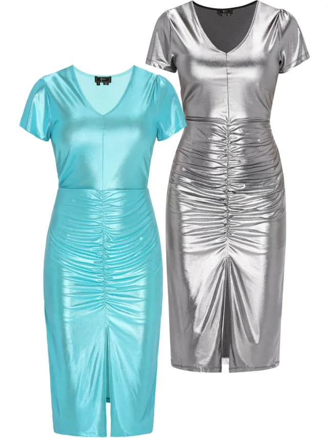 Mo dress 2-Pack Aqua Zilver
