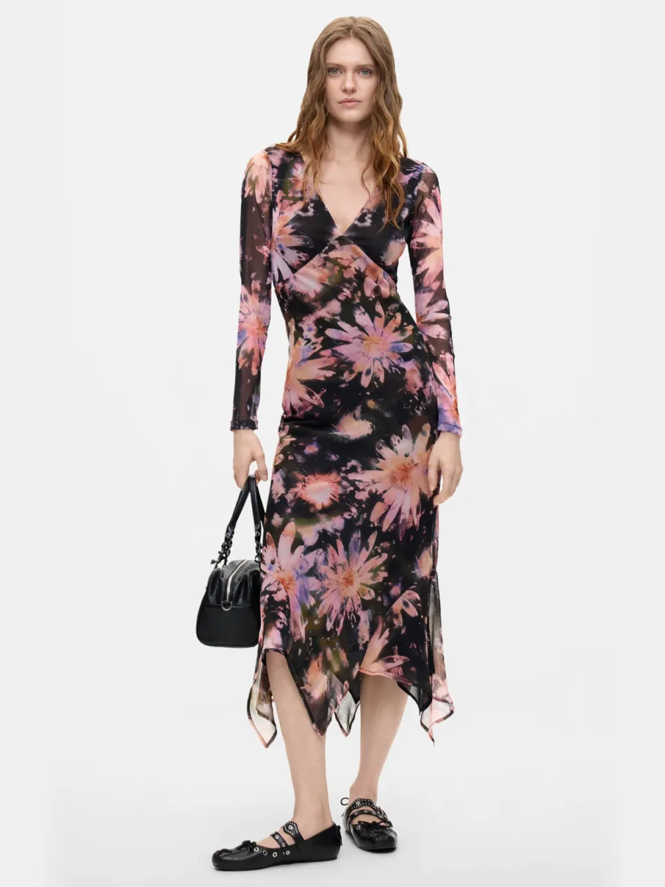 Desigual midi jurk met print - meerkleurig Multi